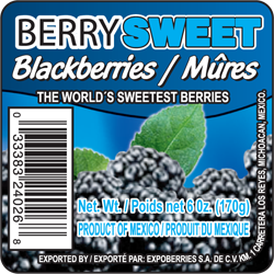 Berry Sweet Label